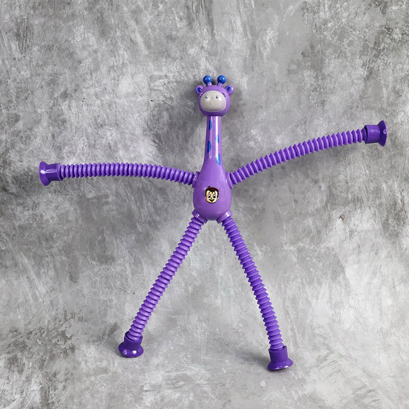 Flexible giraffe desk toy
