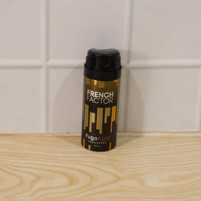 French Factor Fugo Gold Deodorant Body Spray (1 Pc, 150 ML)