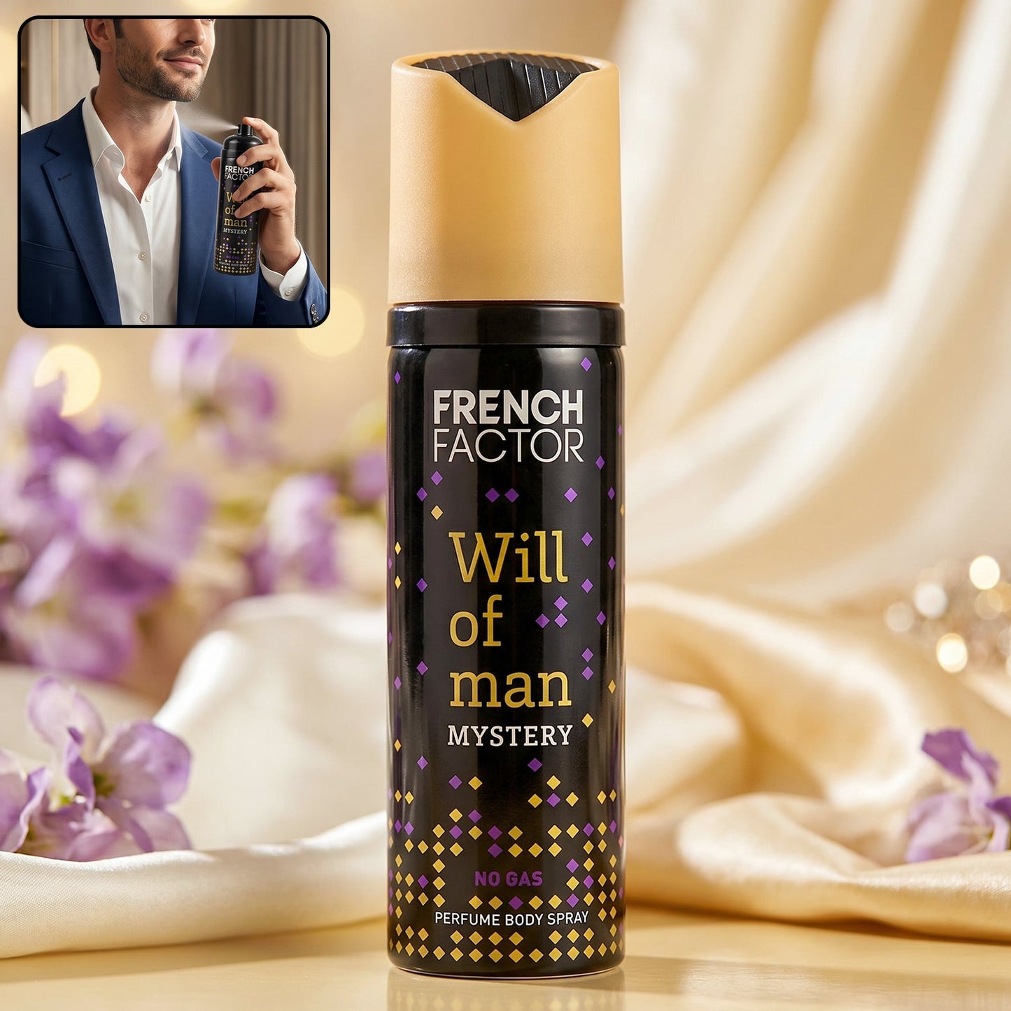 French Factor Will of Man Mystery Body Spray