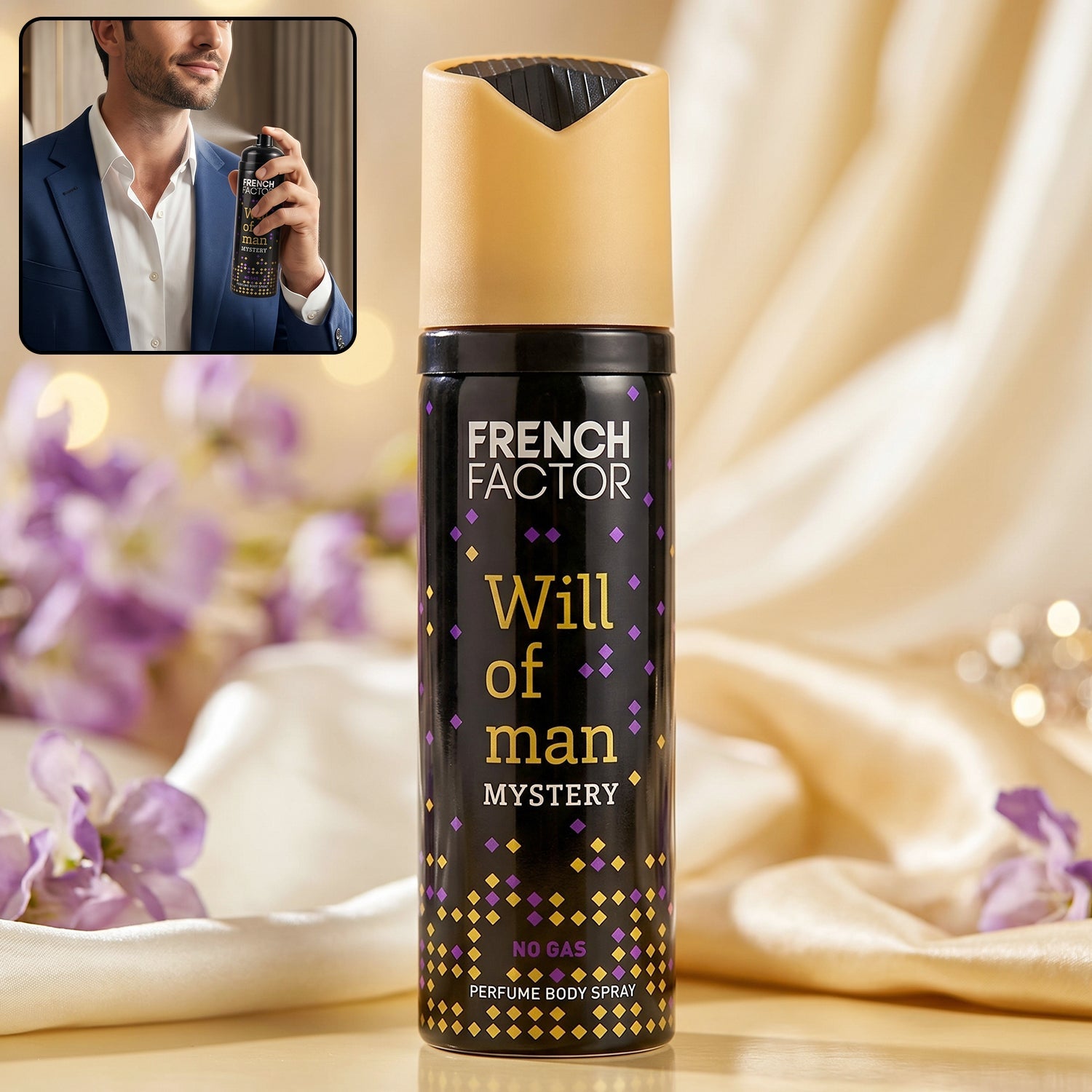 French Factor Will of Man Mystery Body Spray
