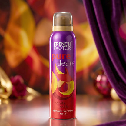 French Factor Pure Desire Perfumed Body Spray (1 Pc, 150 ML)