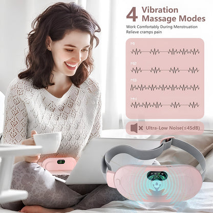 Portable heat belt for back and stomach comfort