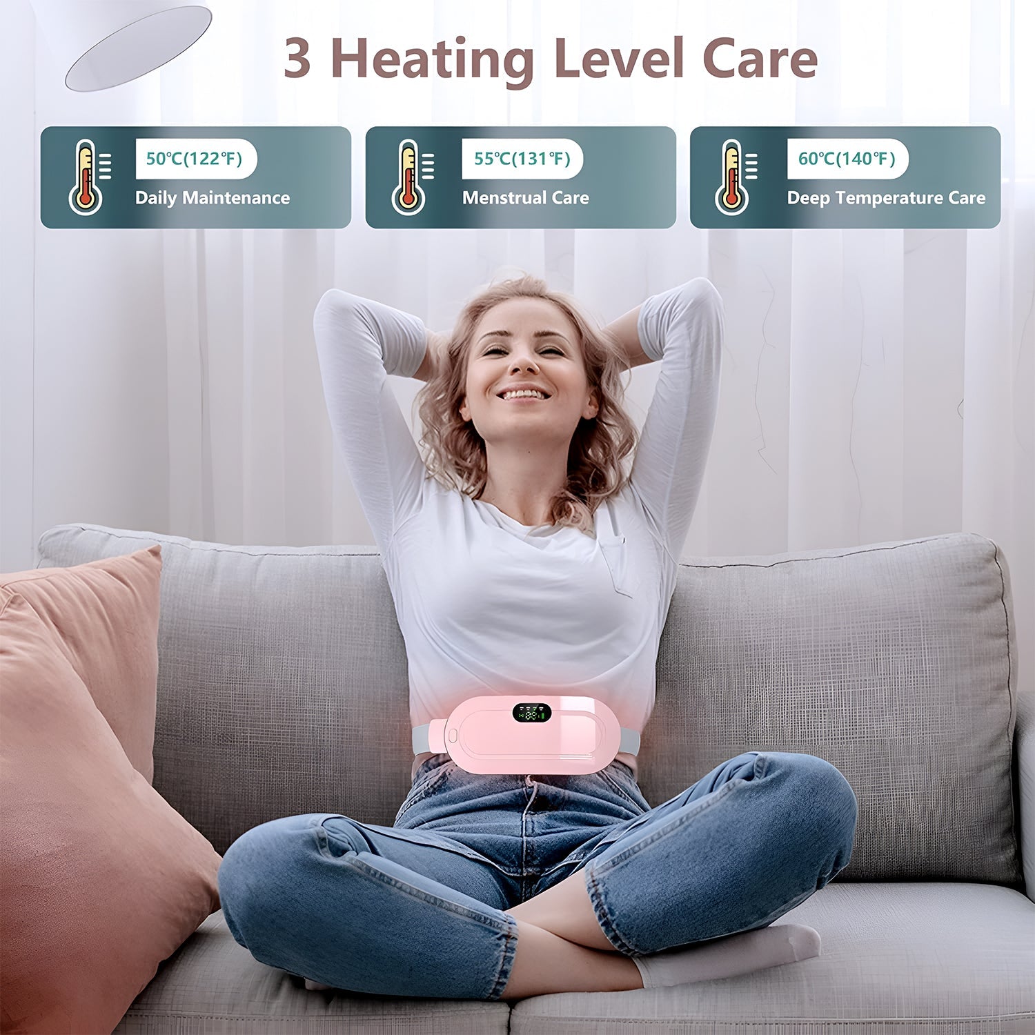 USB powered thermal belt for men and women