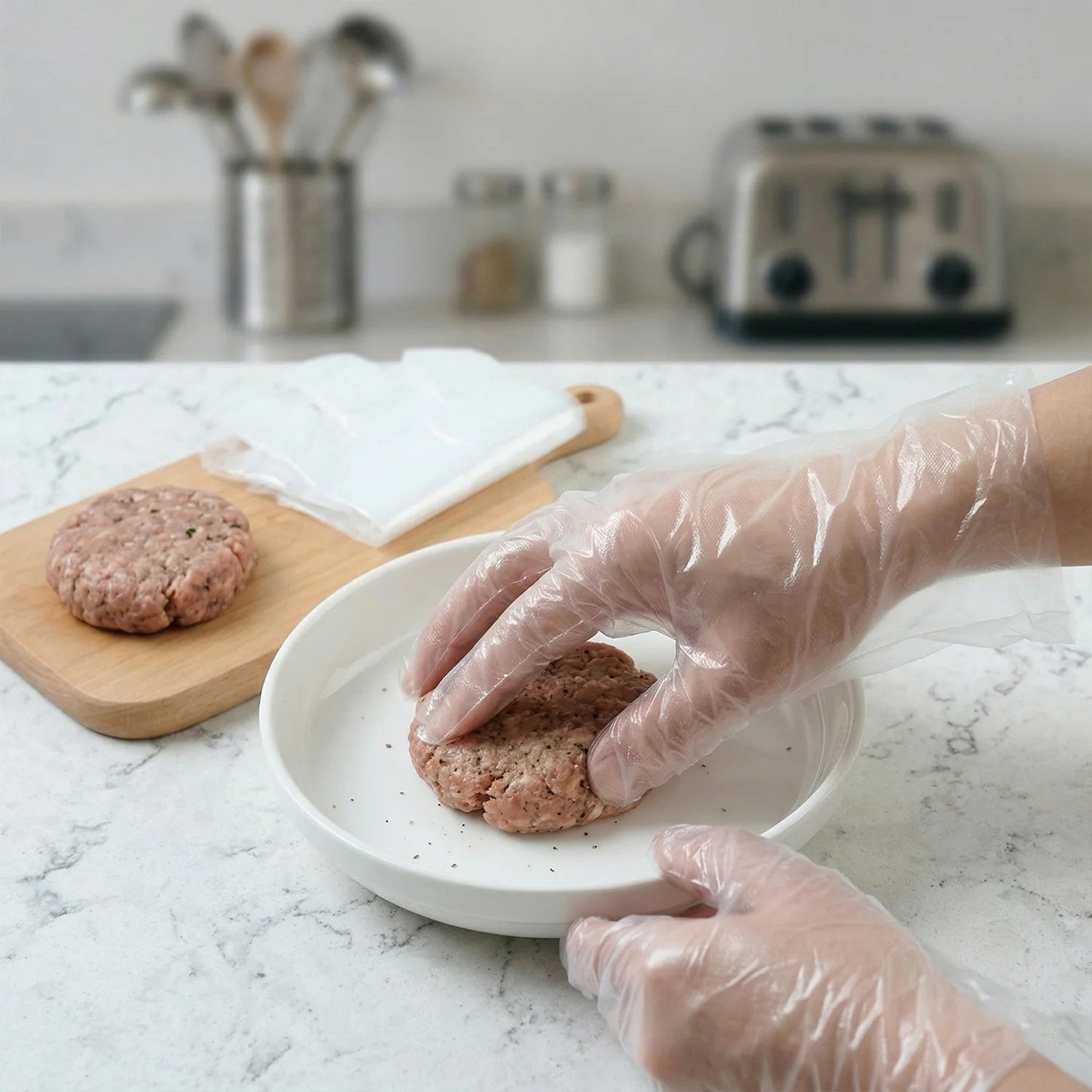 Disposable Small Plastic Gloves (100 Pc)