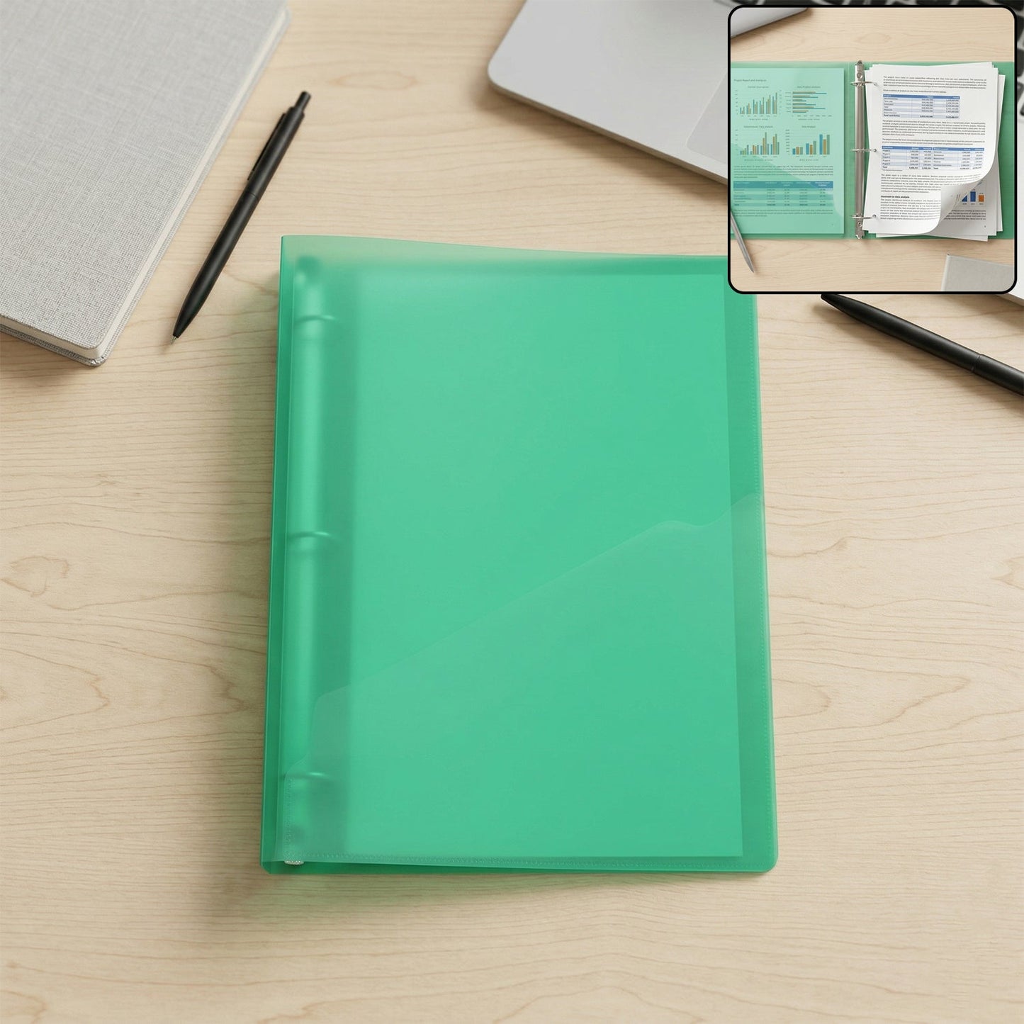 office ring file folder