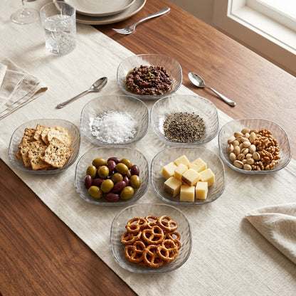 compartment snack serving plate