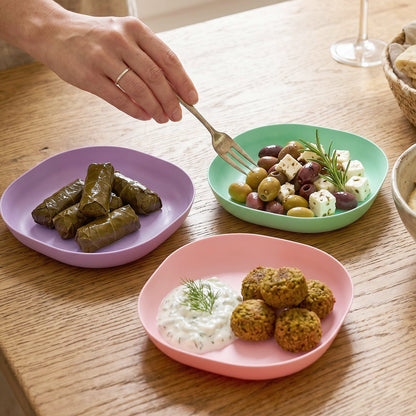 compartment snack serving tray