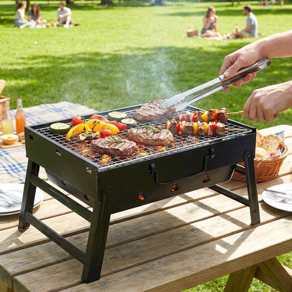 foldable picnic barbecue grill