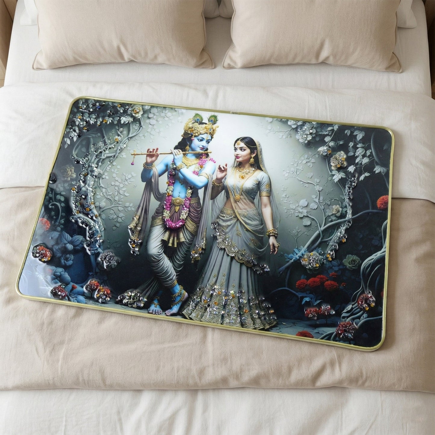 Radha Krishna Wall Hanging Frame