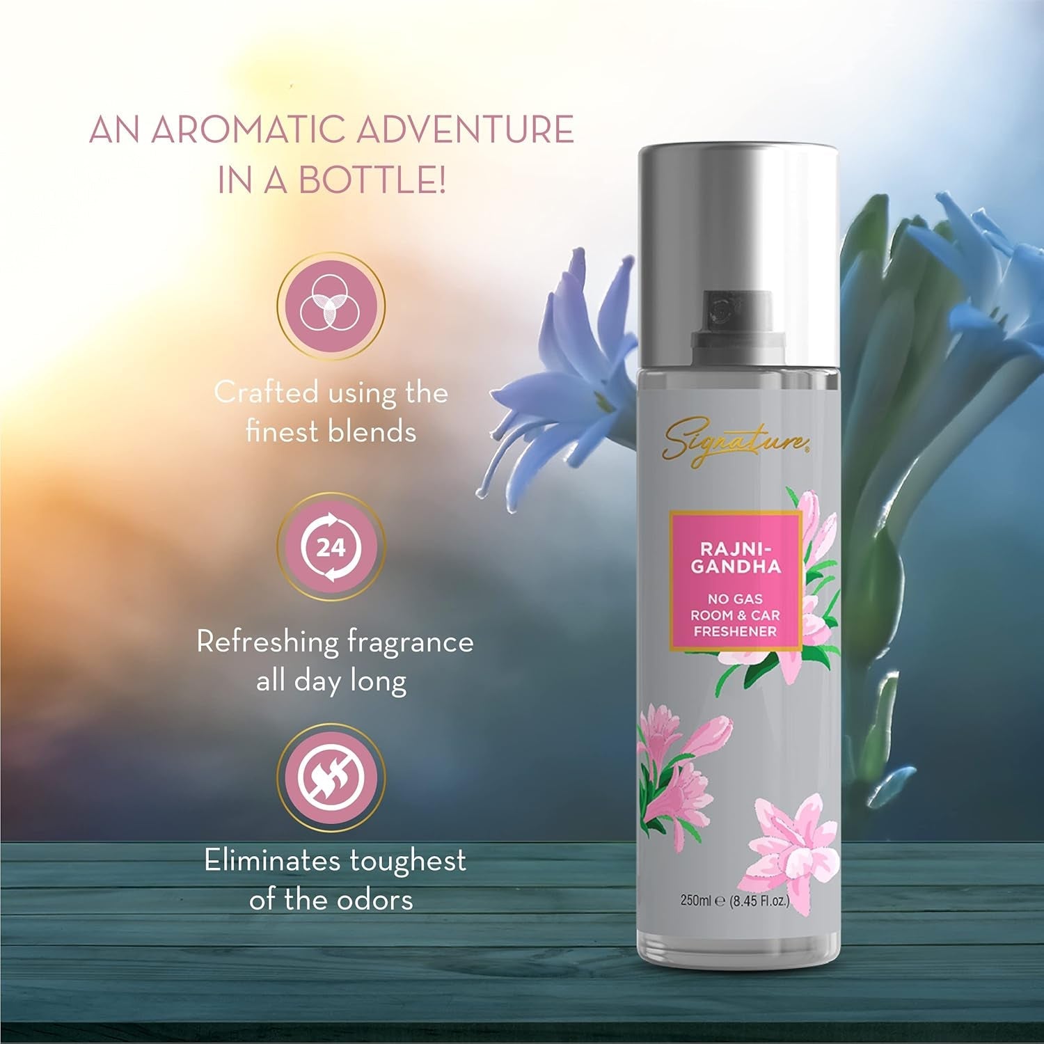 rajnigandha deodorizer spray