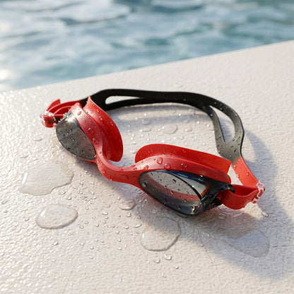Premium Swimming Goggles with Adjustable Strap (1 Pc)
