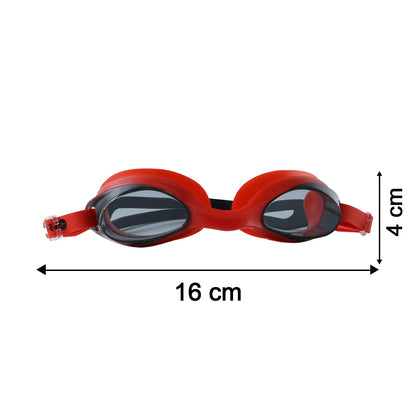 Premium Swimming Goggles with Adjustable Strap (1 Pc)