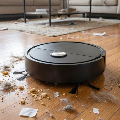 Robotic Vacuum Cleaner with Mopping Function (1 PC, Battery not Included)