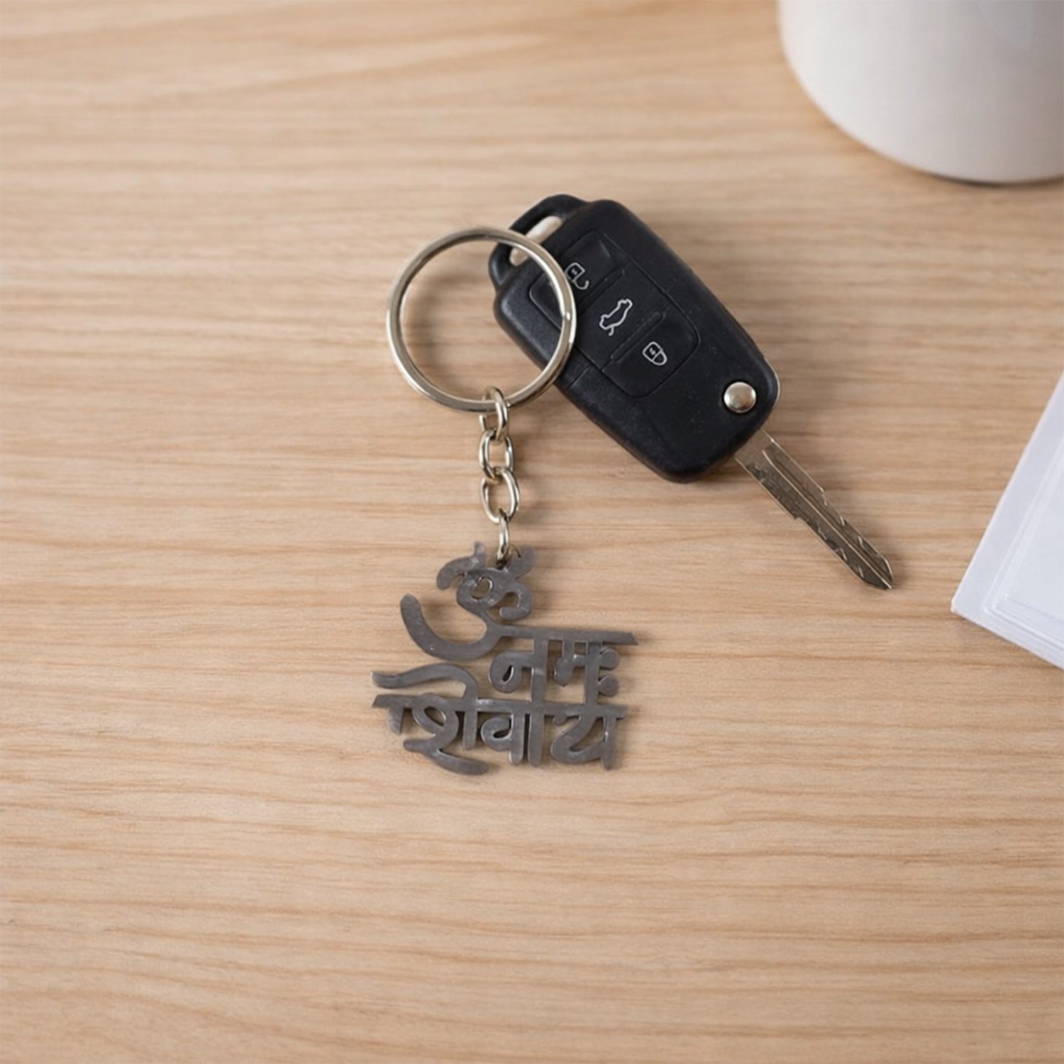 spiritual mantra keychain