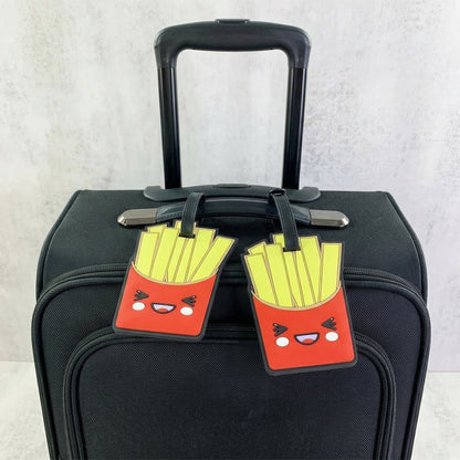 Cute French Fries Design Travel Identification Luggage Bag Tag