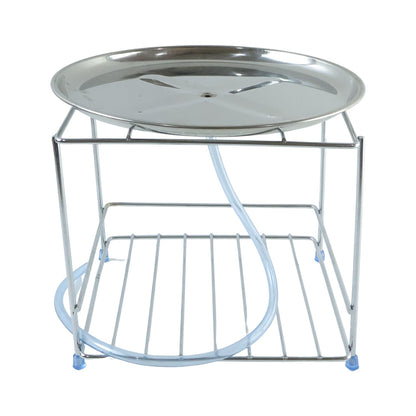 durable stainless steel utensil rack