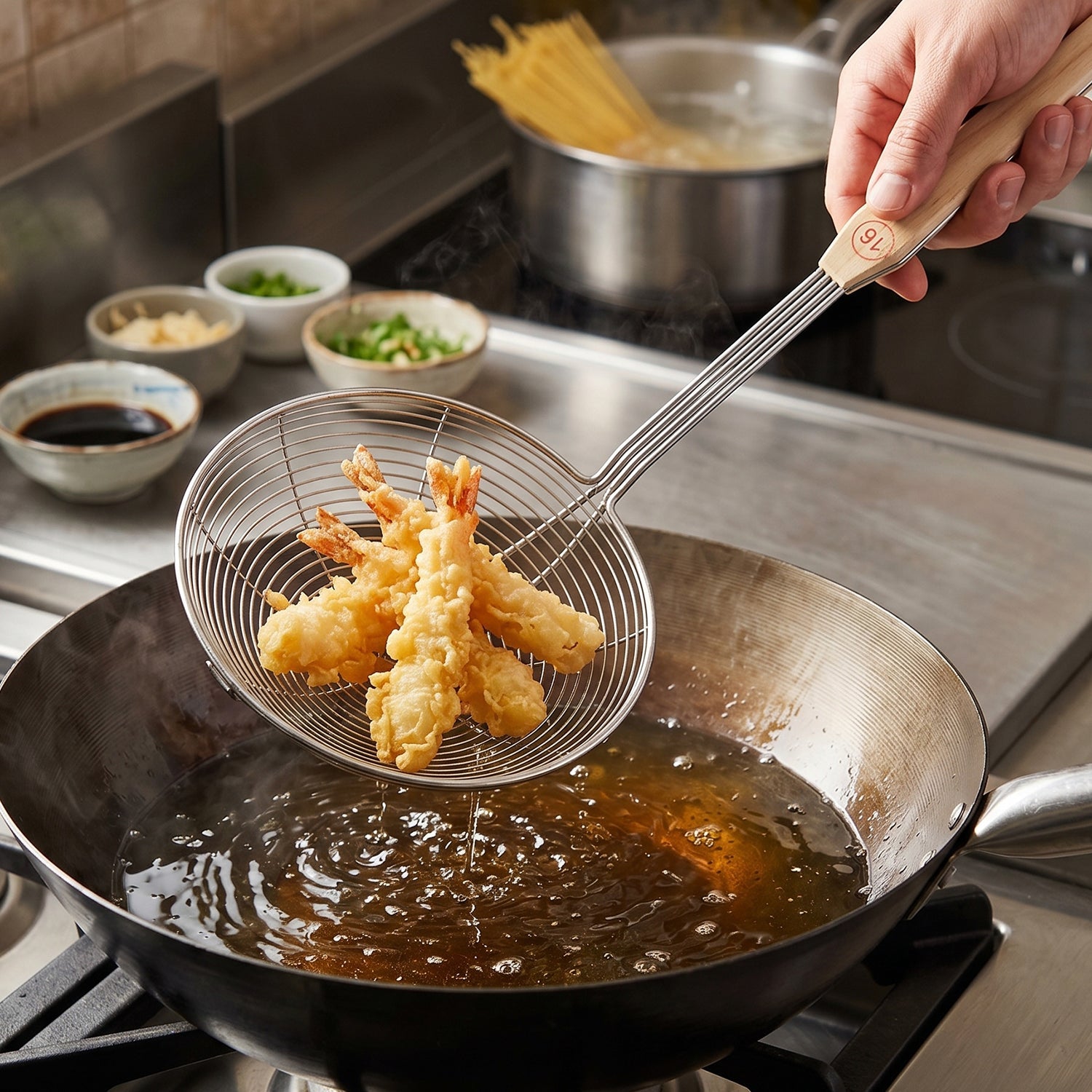long handle skimmer spoon