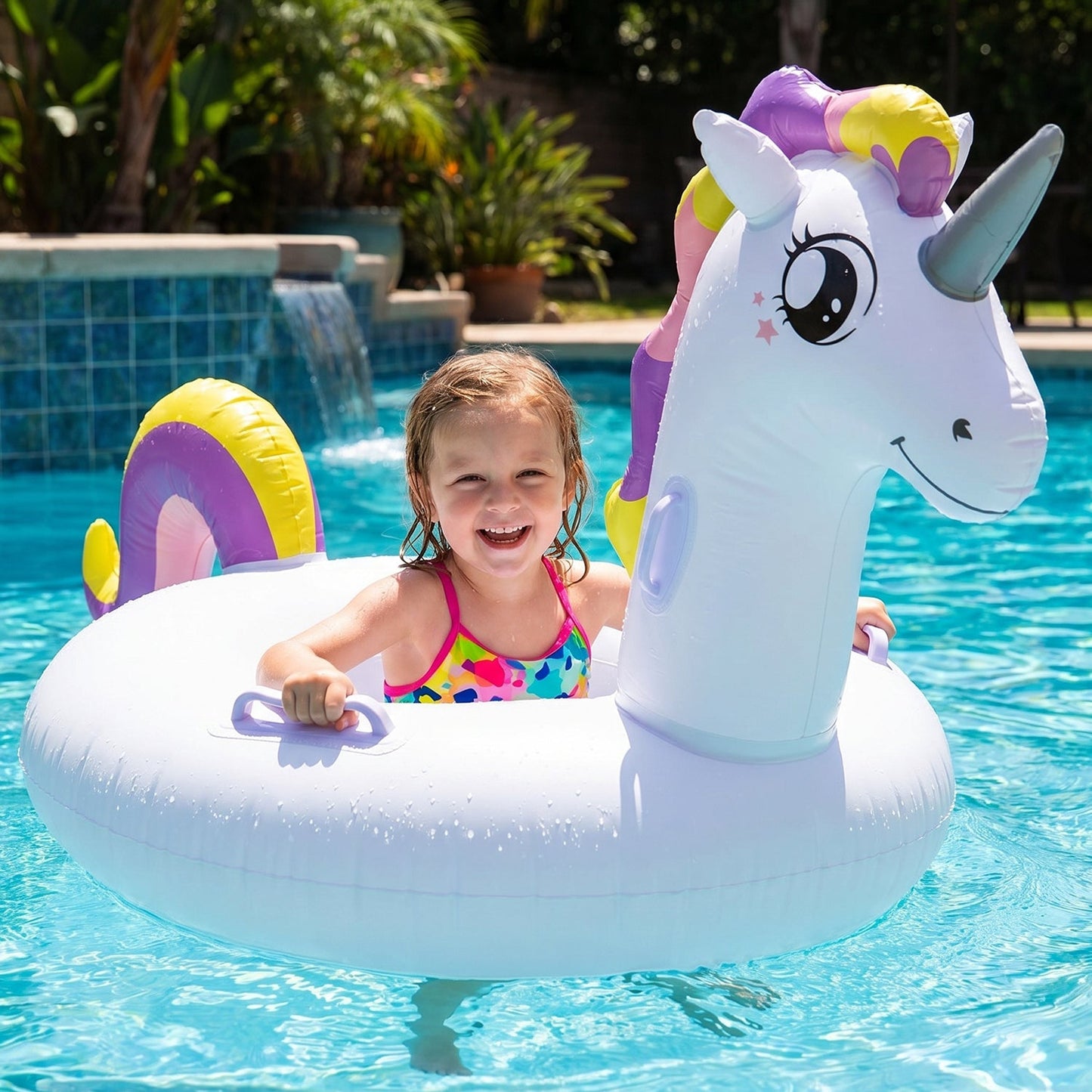 safe floating ring kids swimming water fun