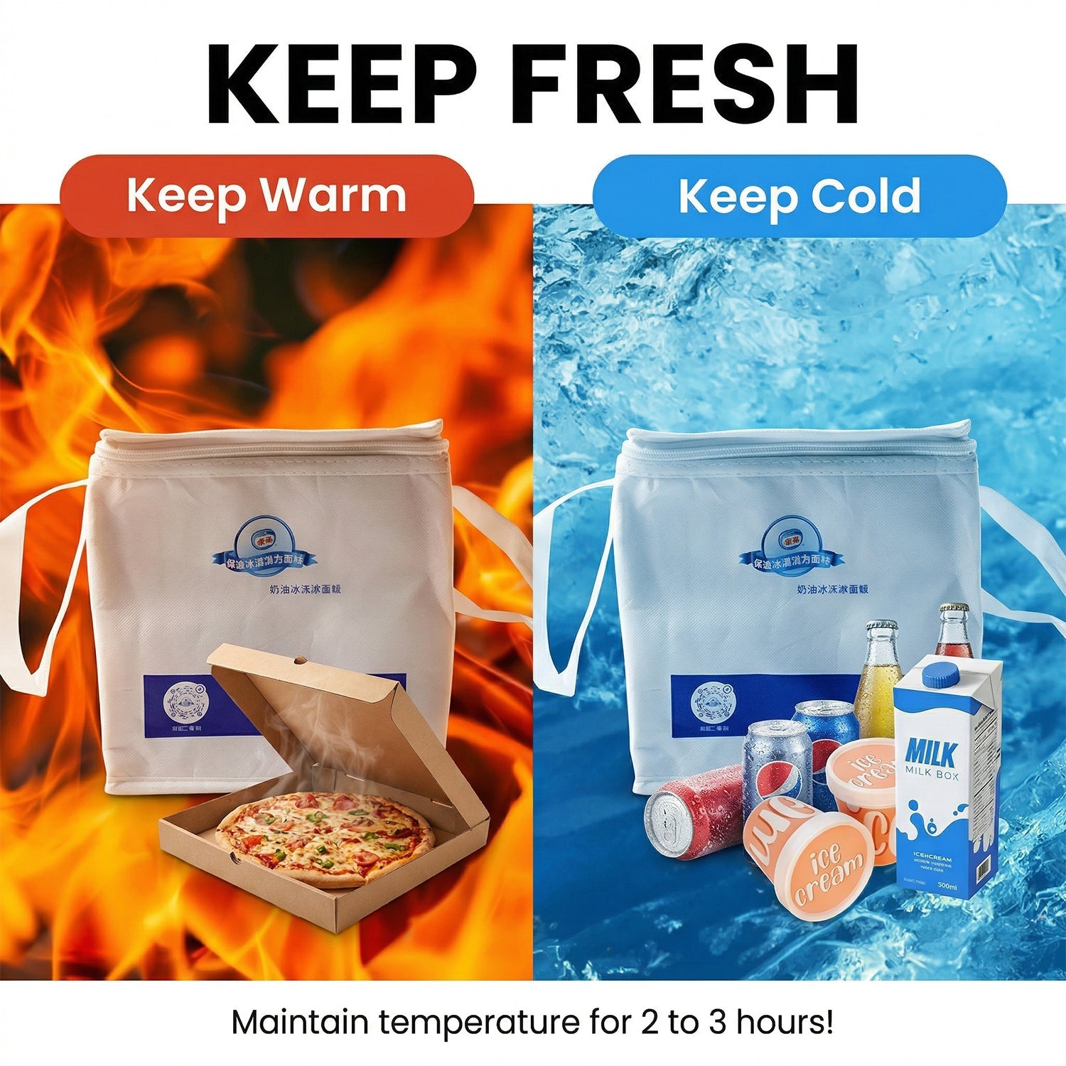 portable lunch bag for daily meals