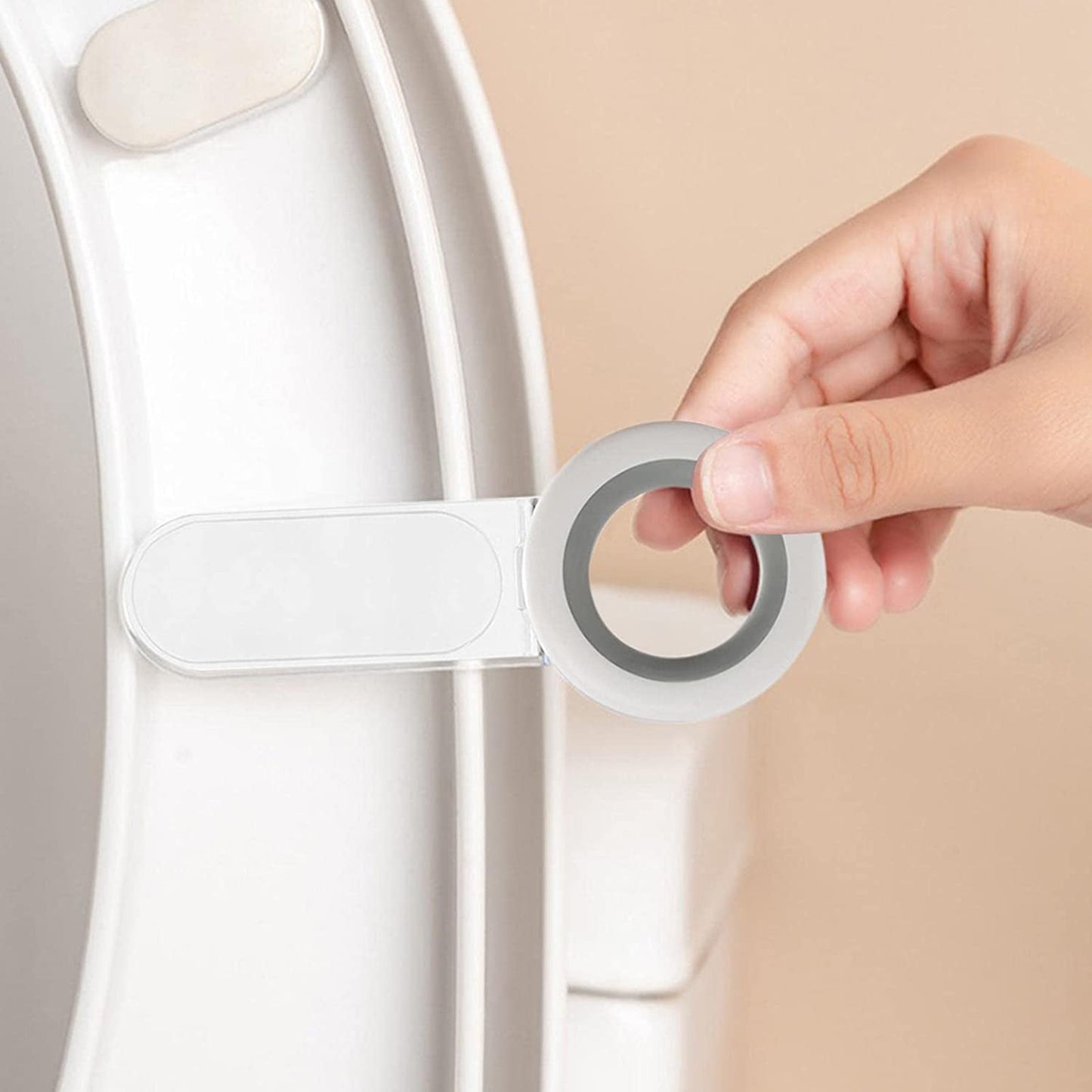 bathroom toilet seat handle