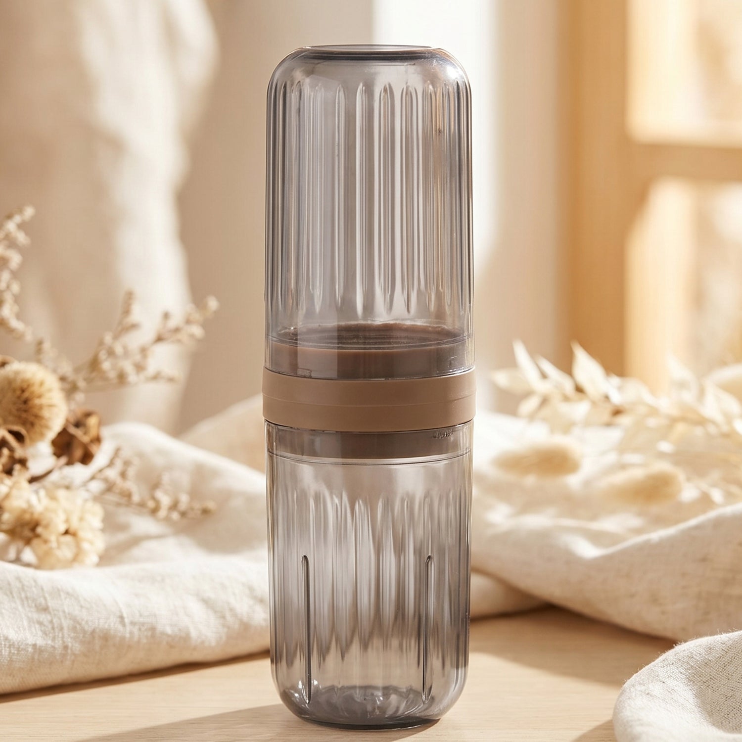 space saving drinkware foldable glass container