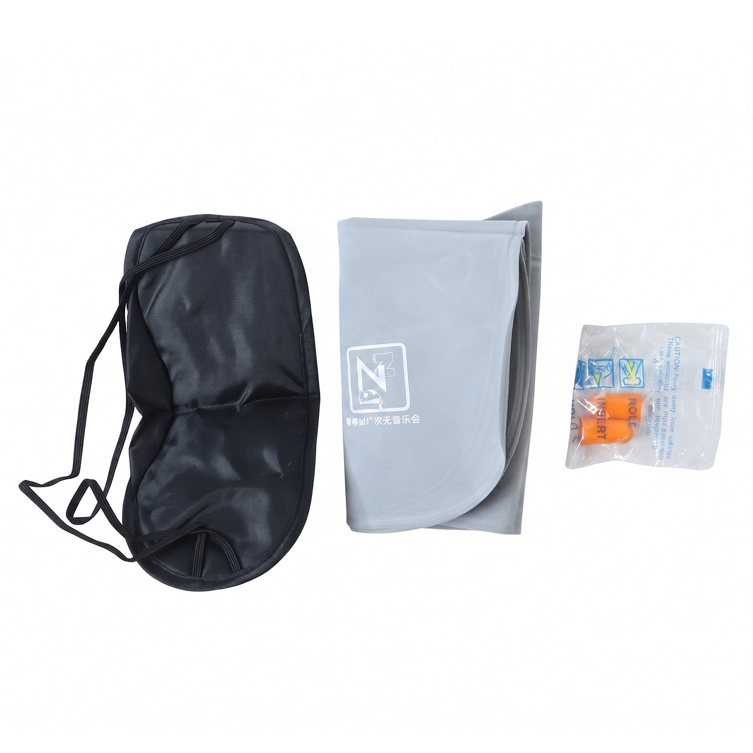 portable neck pillow with sleep essentials kit