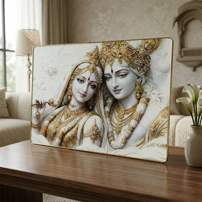Radha Krishna Wall Hanging Frame