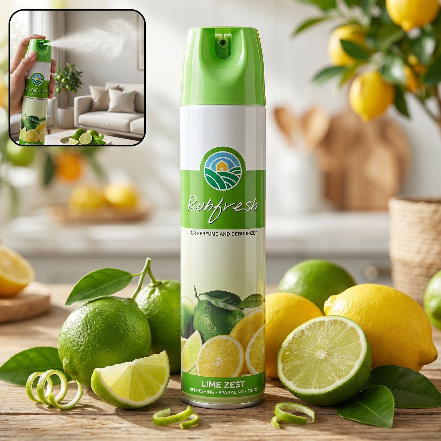 Rubfresh Lime Zest Air Freshener