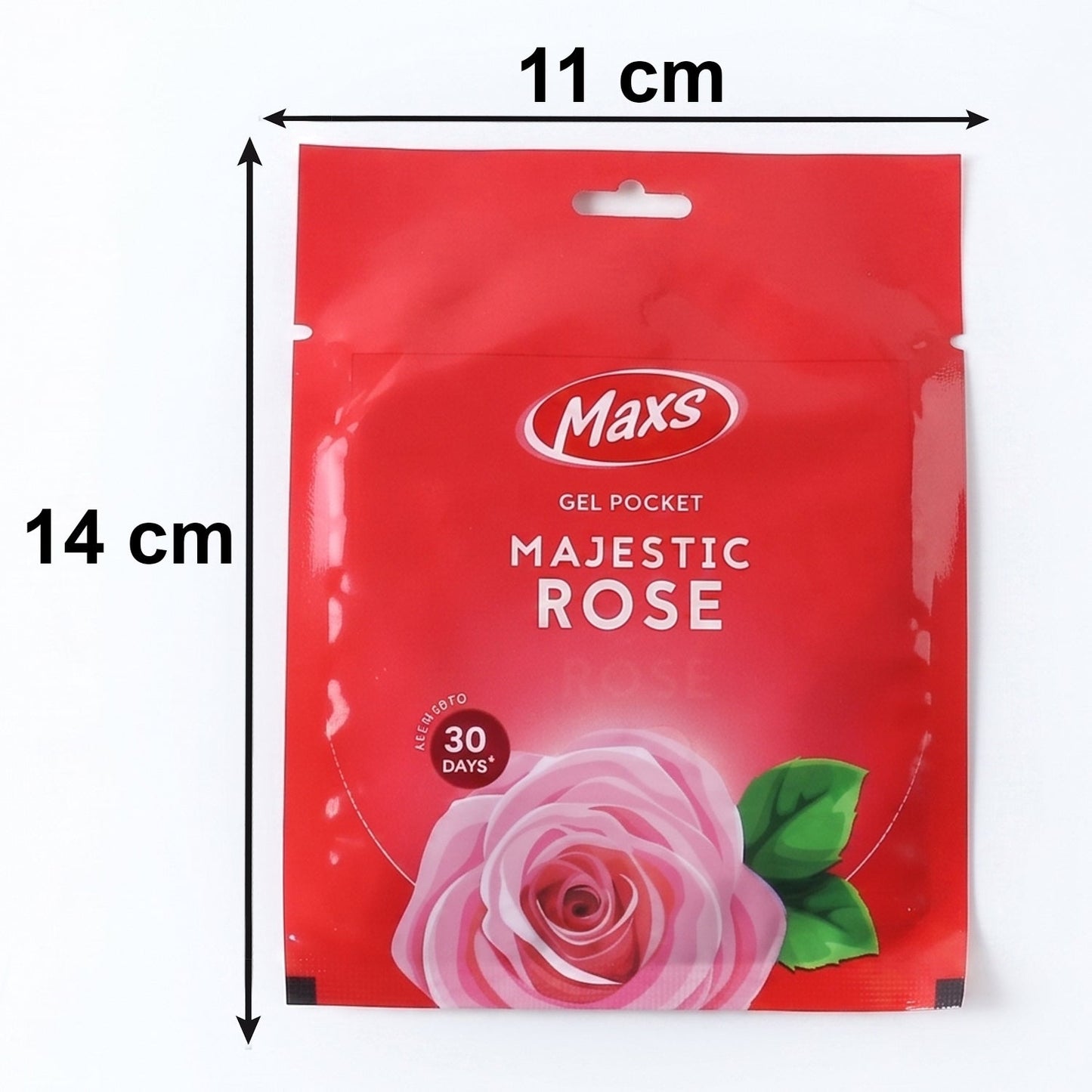 Maxs Majestic Rose Gel Air Freshener Pocket Long Lasting 10 Gm