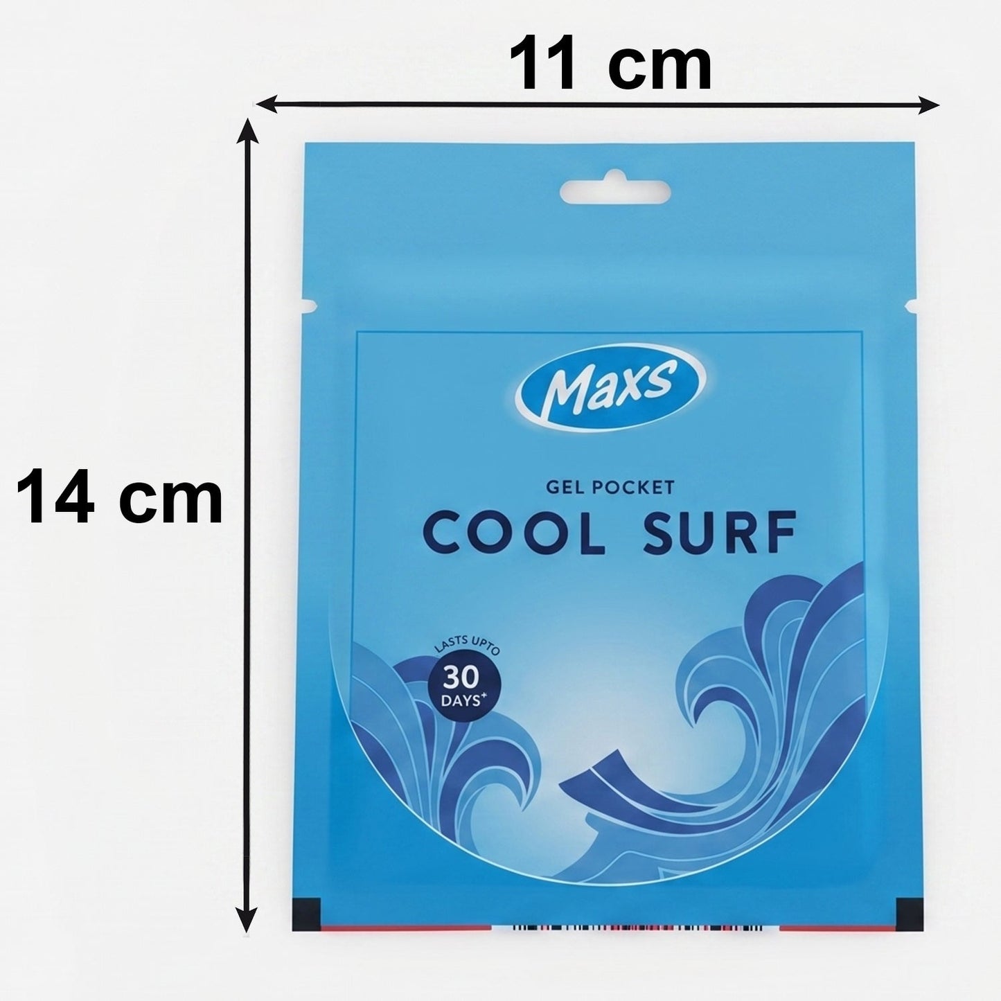 Maxs Cool Surf Gel Air Freshener Pocket Long Lasting 10 Gm