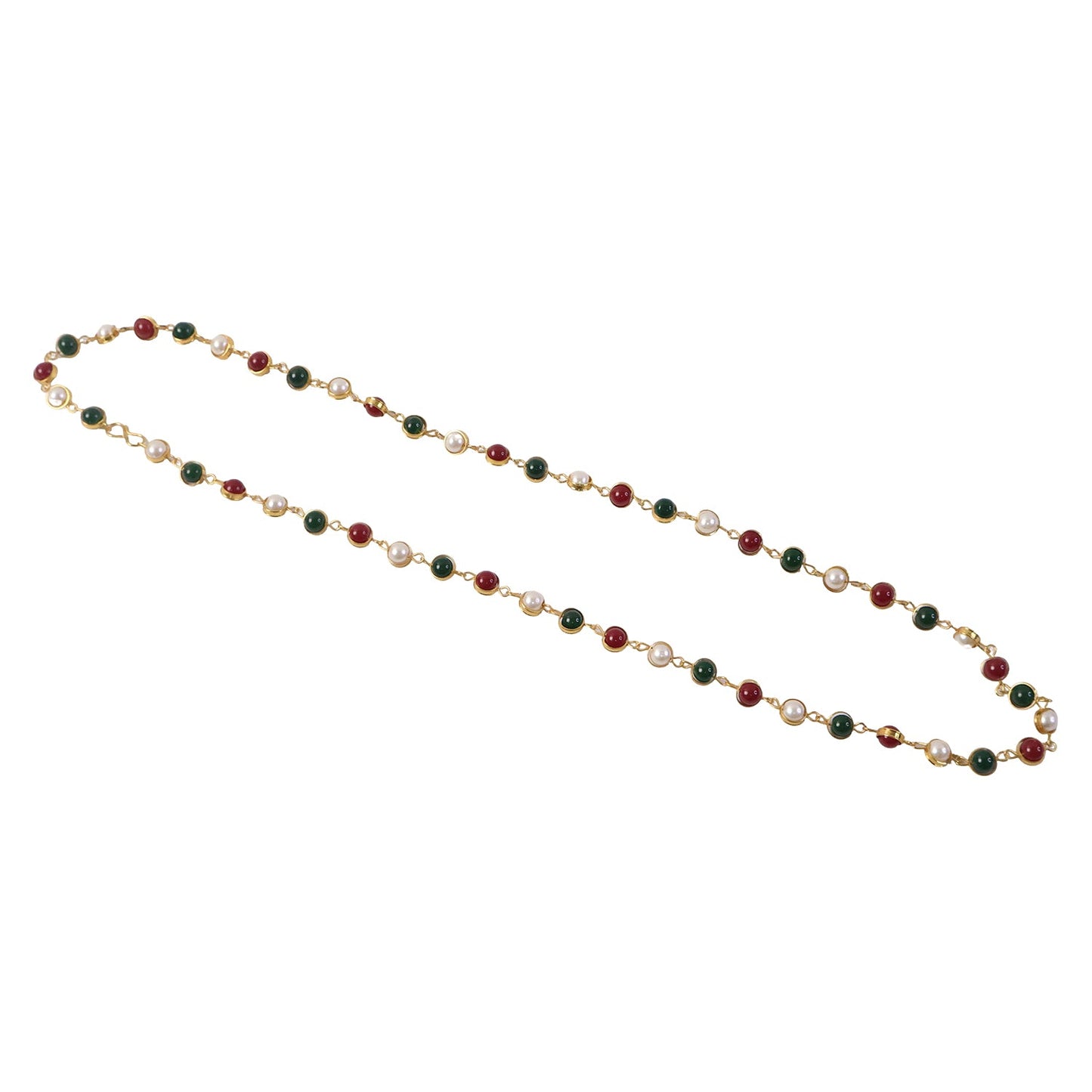 Ethnic pearl necklace