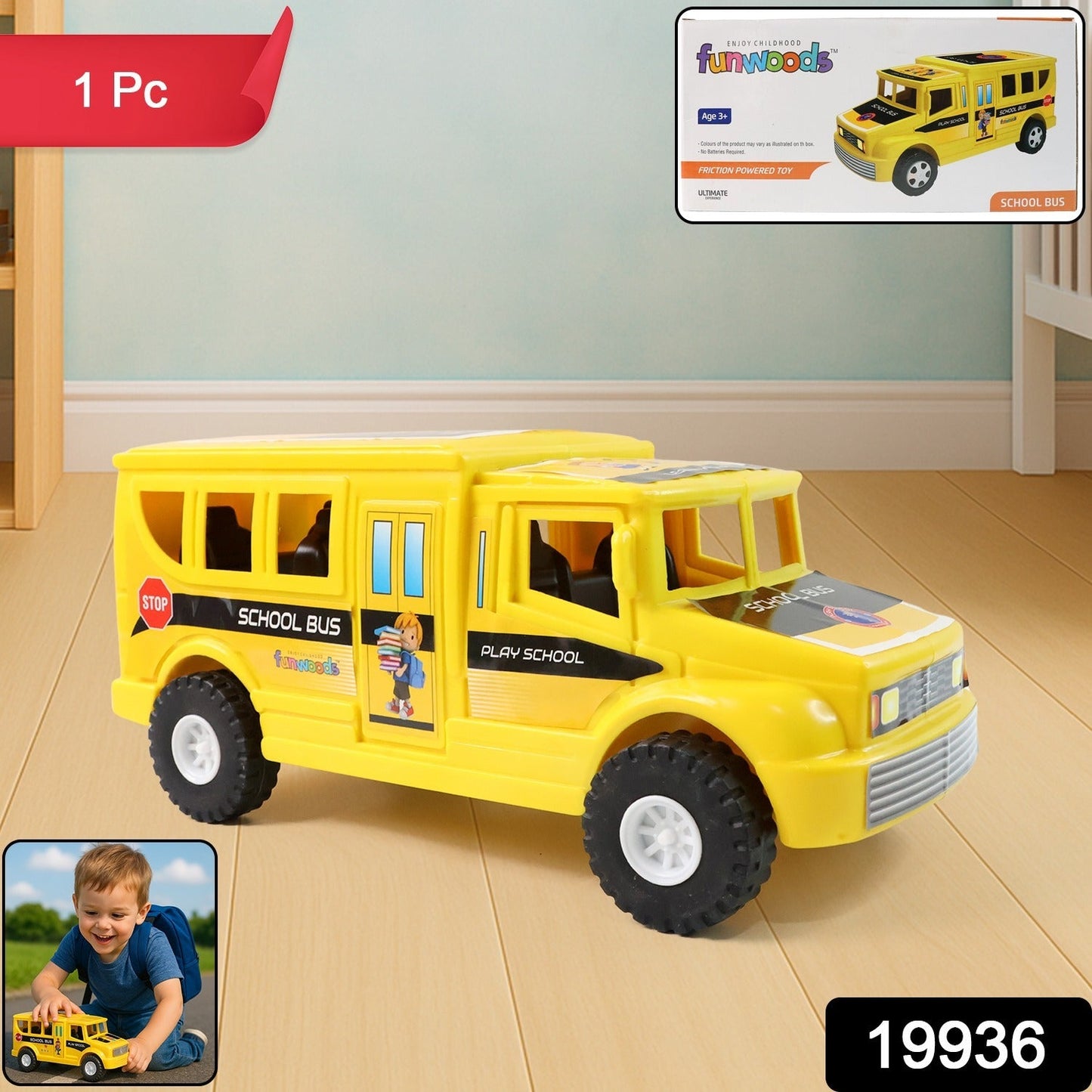 kids school bus toy vehicle