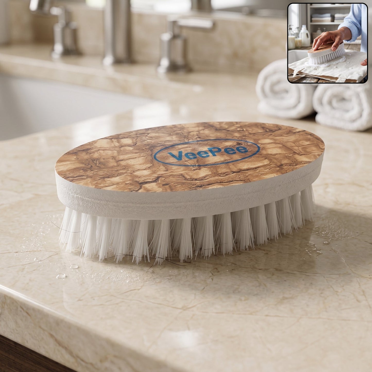 Diamond Cloth Washing Brush (1 Pc)