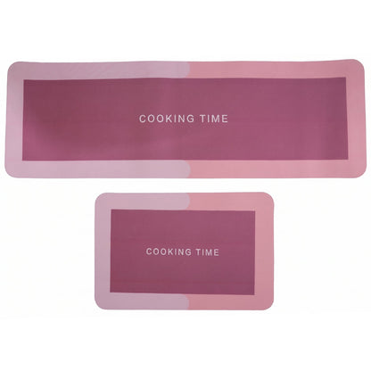 non slip kitchen runner mat set