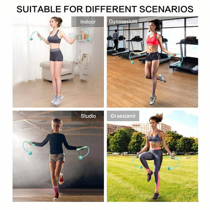 Cordless Fitness Skipping Rope Wrist Ball Exercise Tool (1 Set)