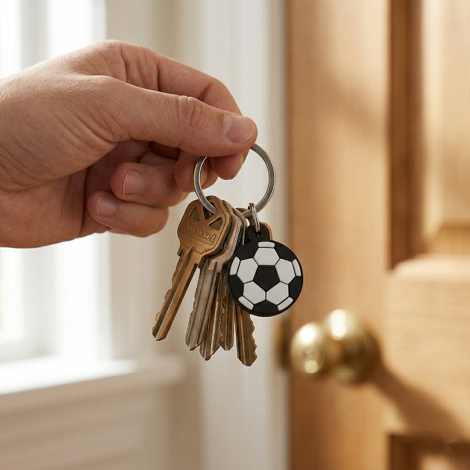 Football Keychain Charm Set