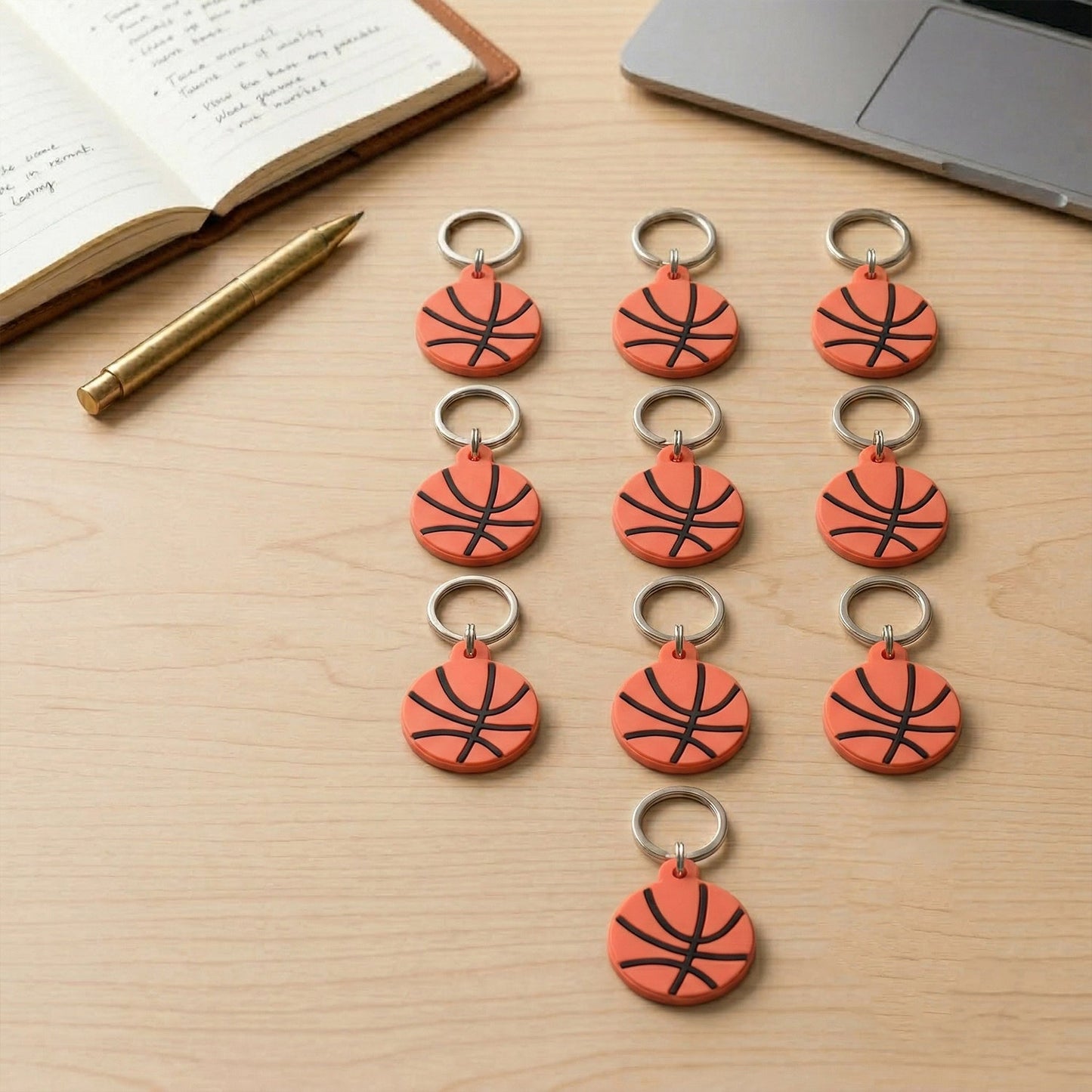 basketball theme key holder
