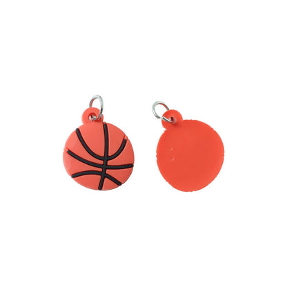 basketball charm keyring set