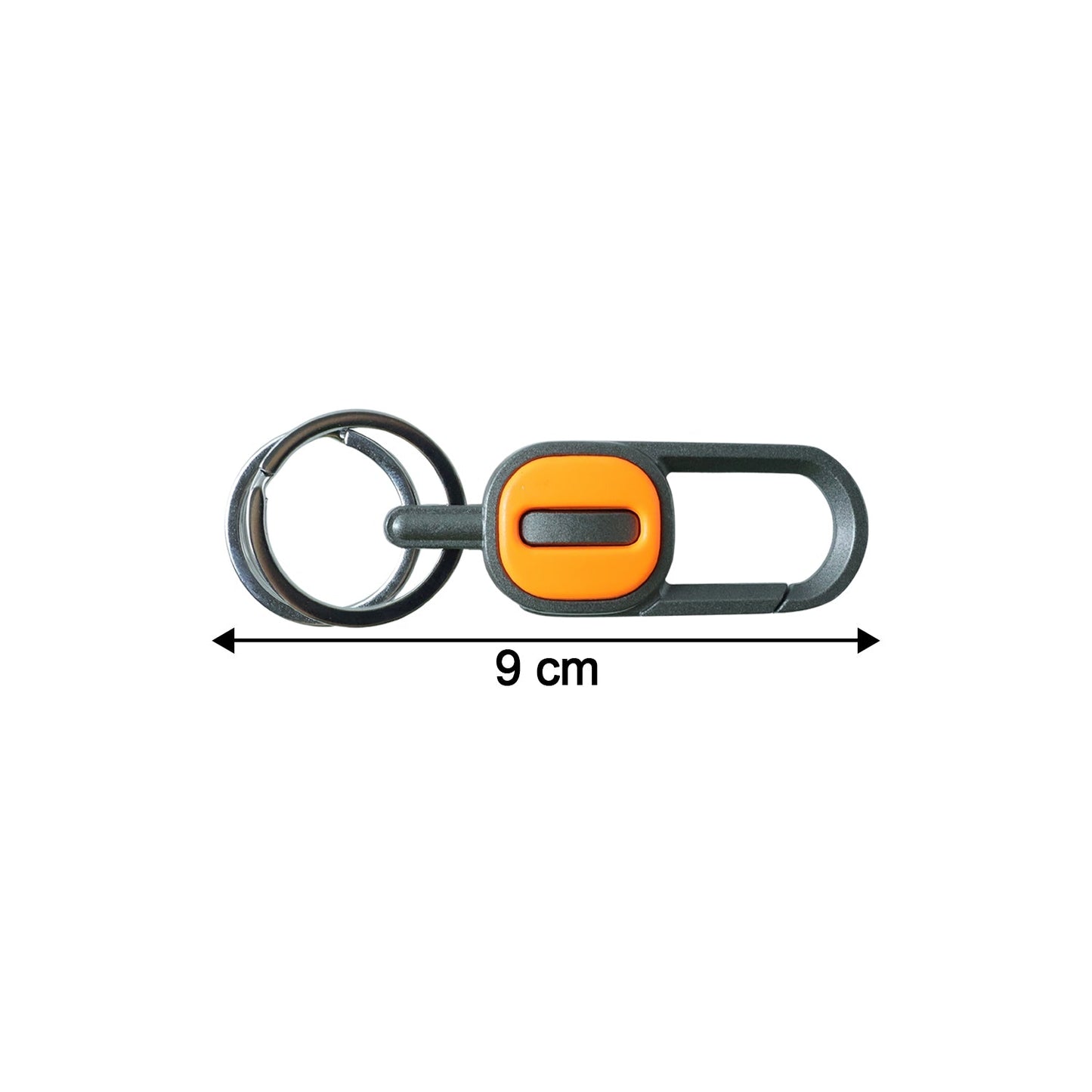 Premium Metal Carabiner Key Holder Keychain with Key Ring (1 Pc)
