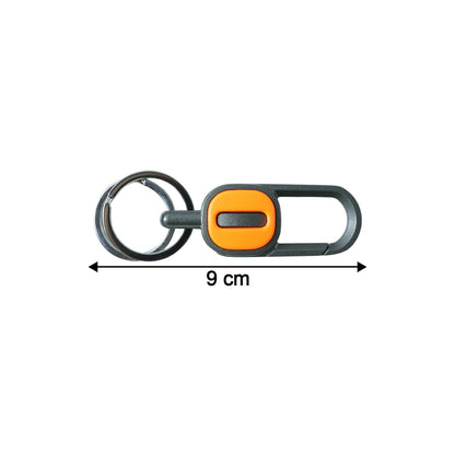Premium Metal Carabiner Key Holder Keychain with Key Ring (1 Pc)