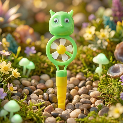 Kids Toothbrush with Cute Animal Whistle Toy Set