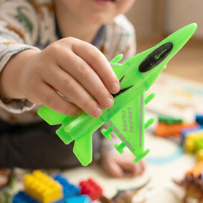 Kids Toothbrush and  Airplane Keychain Toy Set