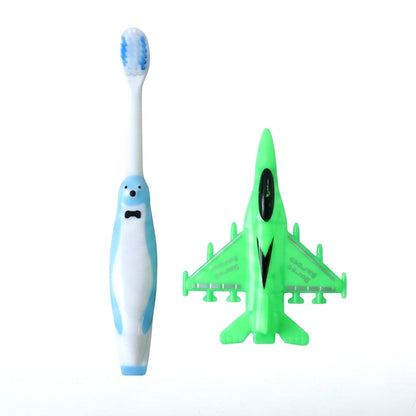 Kids Toothbrush and  Airplane Keychain Toy Set