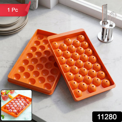 plastic orange candy mold