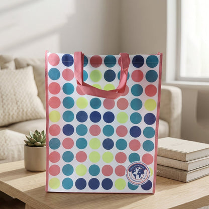 Large Multipurpose Printed Carry Hand Bag (1 Pc Big Size 50x41 Cm)