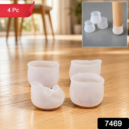 Premium Silicone Furniture Feet Pads (4 Pc Set / Mix Color)