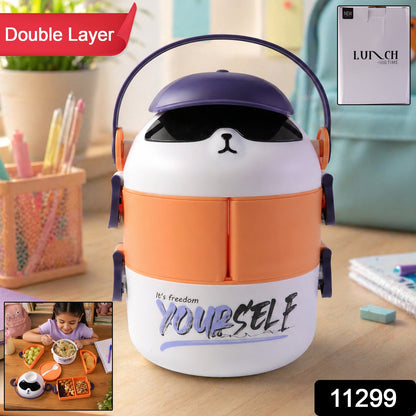 durable plastic lunch box cartoon