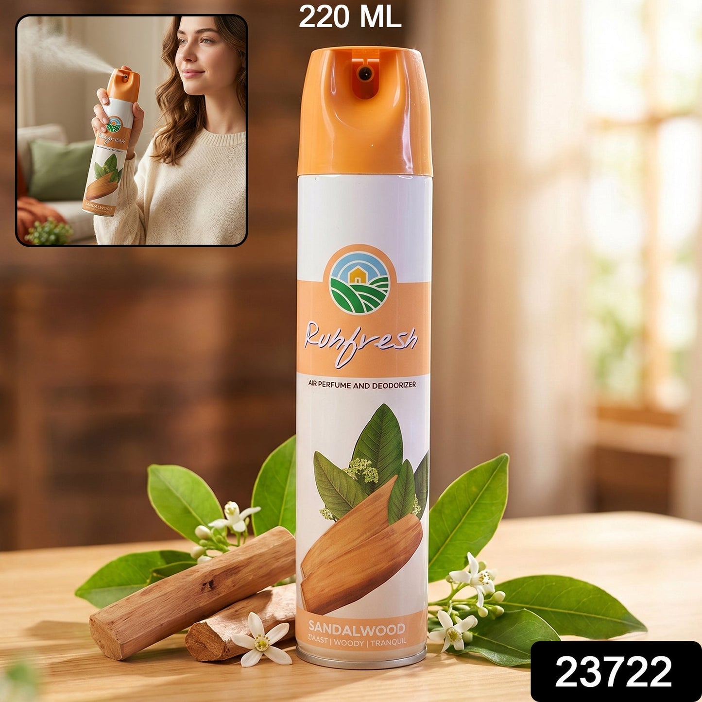 Sandalwood Air Perfume & Deodorizer 