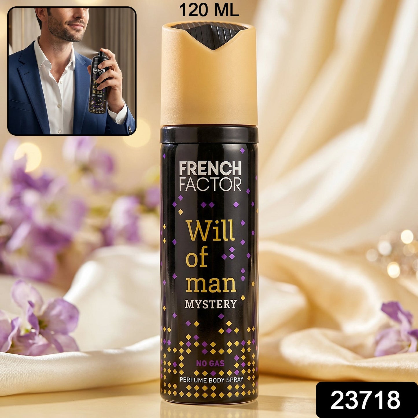 French Factor Mystery Men's Body Spray 