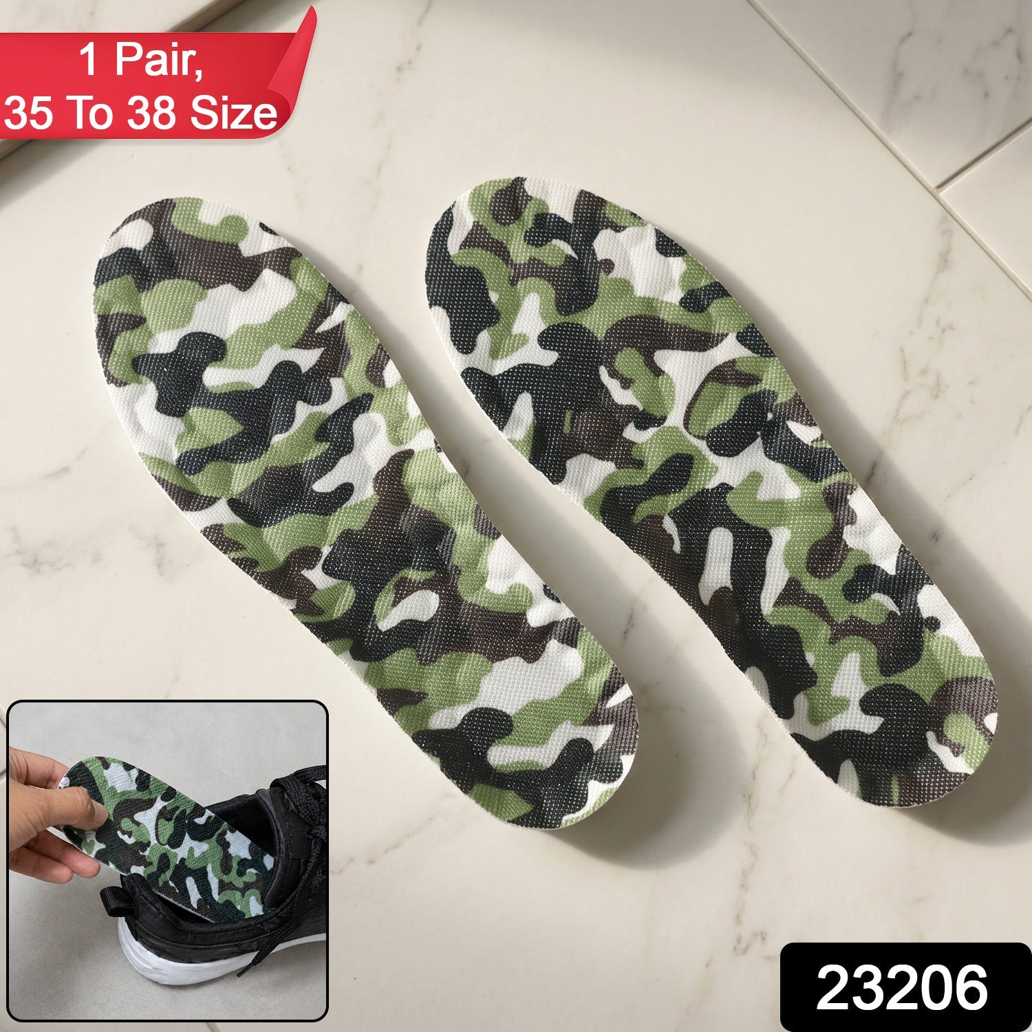 soft comfort foot insoles 35-38